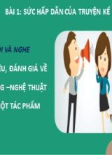 Bài giảng Ngữ văn Lớp 10 (Sách Kết nối tri thức) - Bài 1 Phần nói và nghe - Giới thiệu, đánh giá về nội dung. Nghệ thuật của một tác phẩm - Năm học 2022-2023